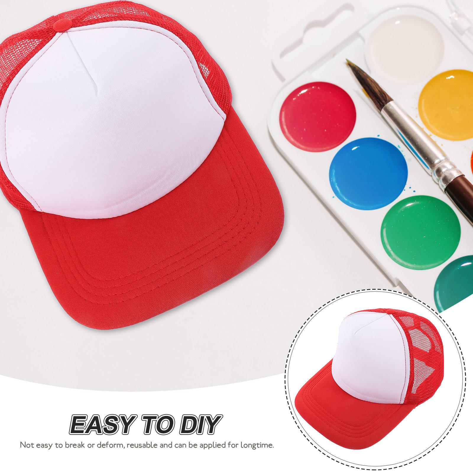 10 шт. пустых бейсболок с сетч – обзор и цена Hat Sublimation Blank
