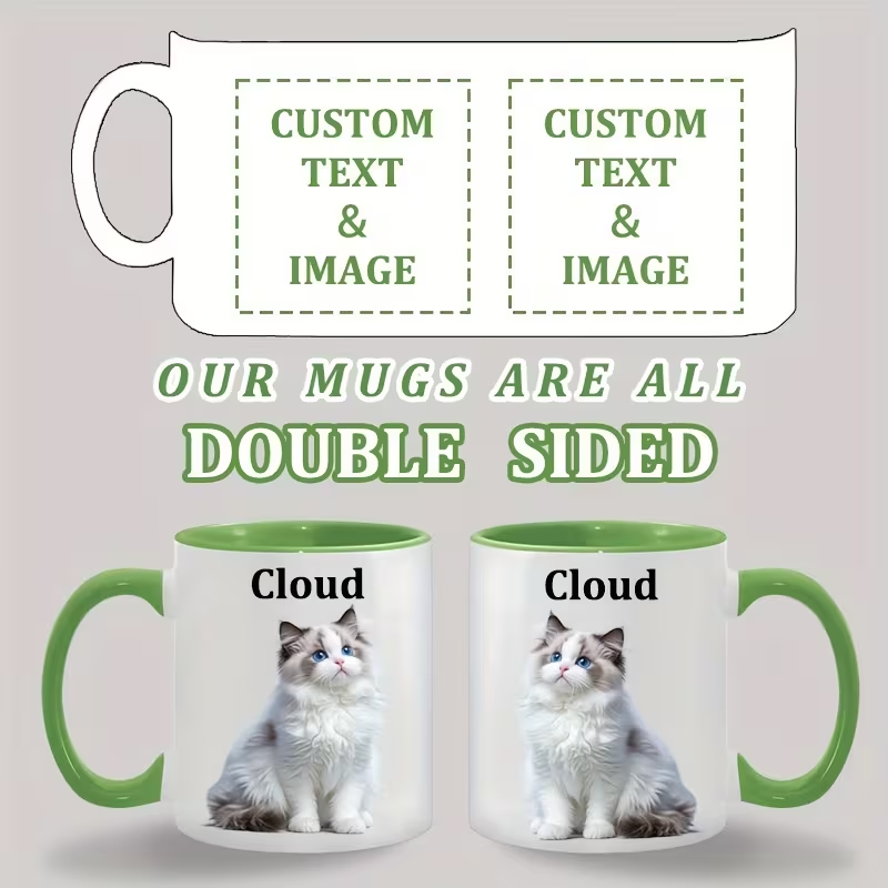 Керамическая кружка с индивиду – обзор и цена Sublimation Mug White